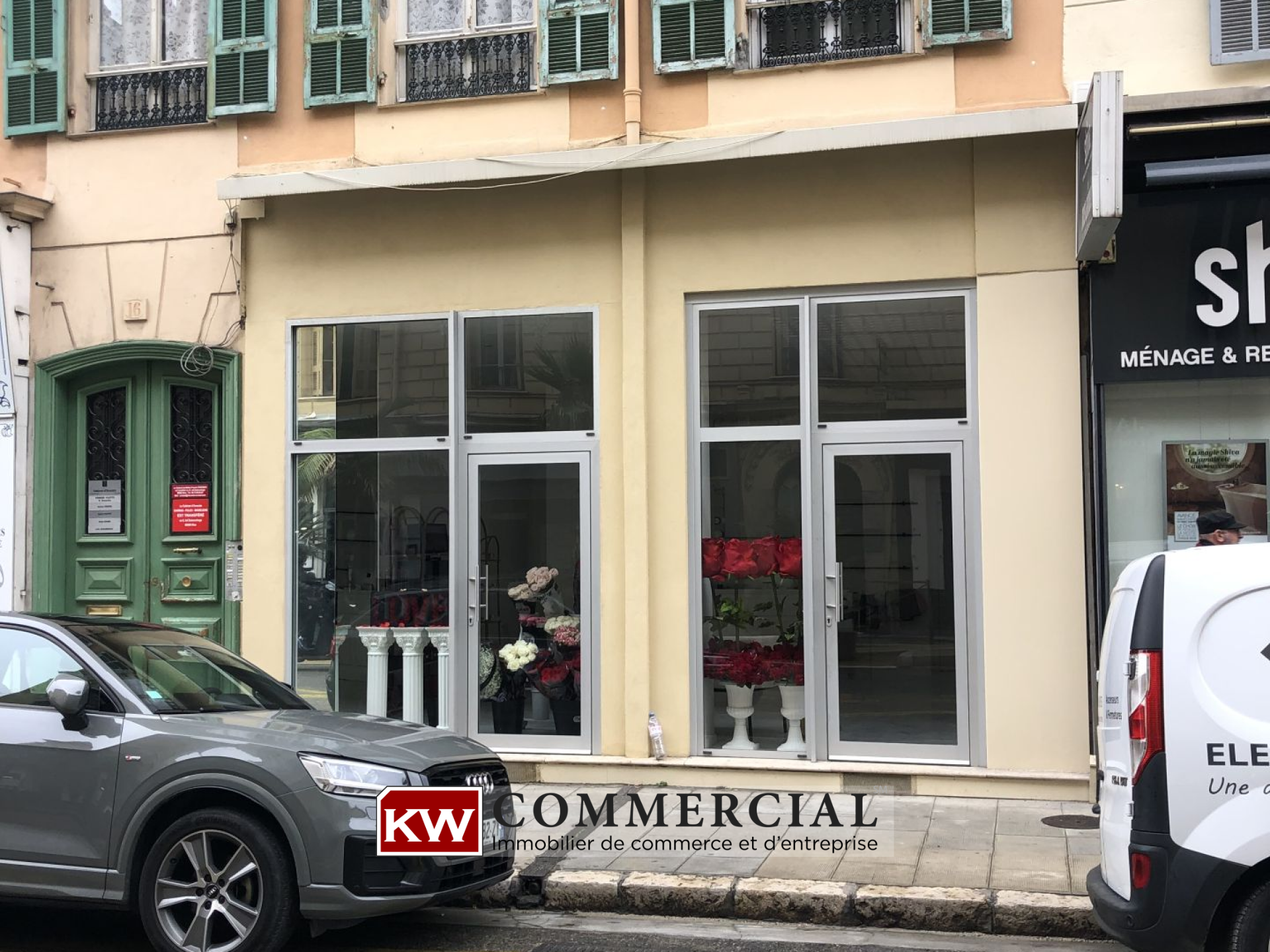Vente local commercial 80m² à Nice rue Gioffredo