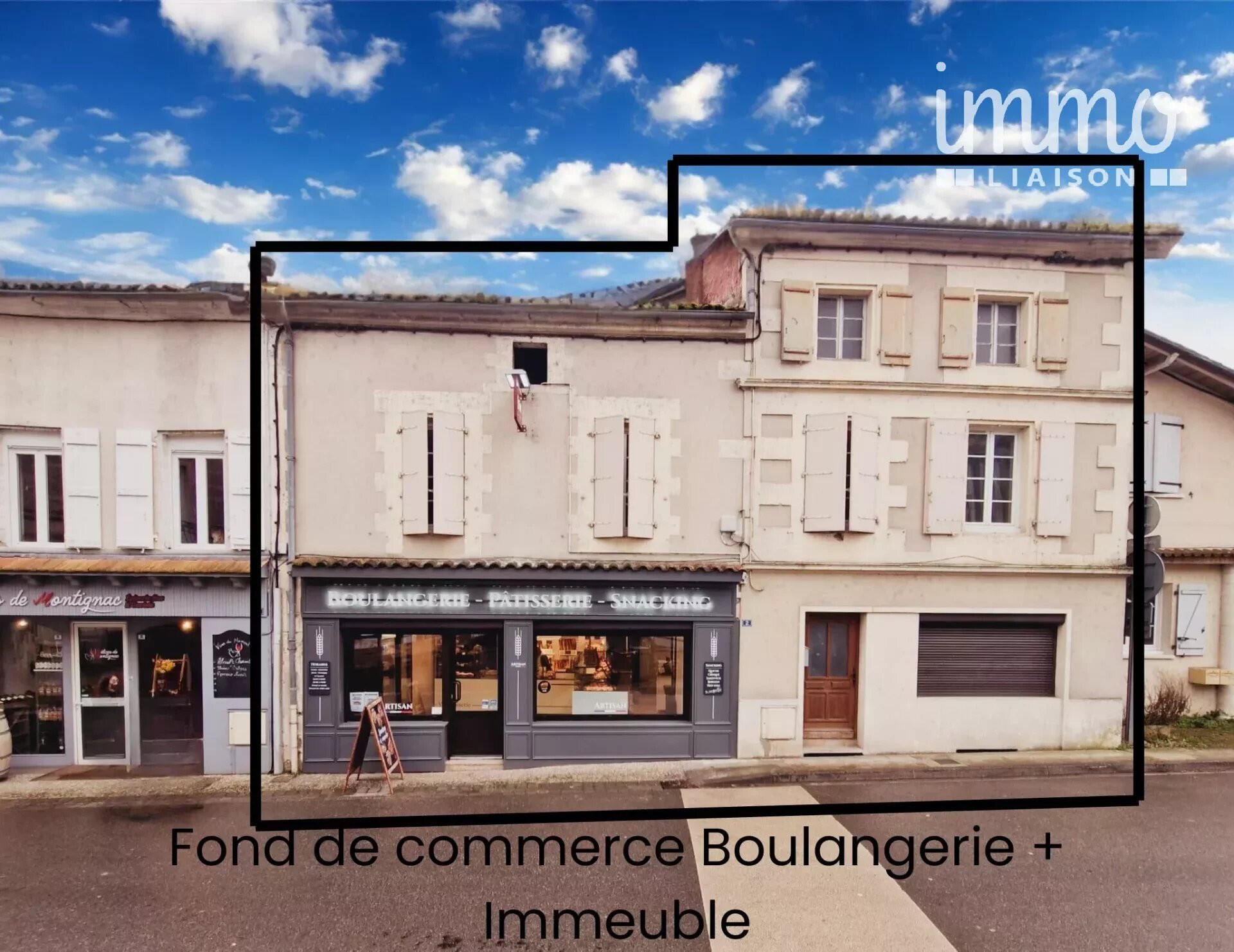 Vente immeuble 295m² à Montignac-Charente