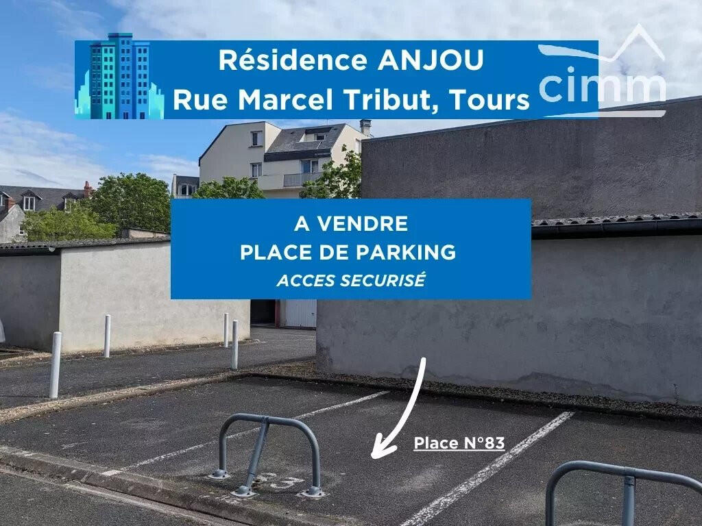AV place de stationnement Tours rue Marcel Tribut