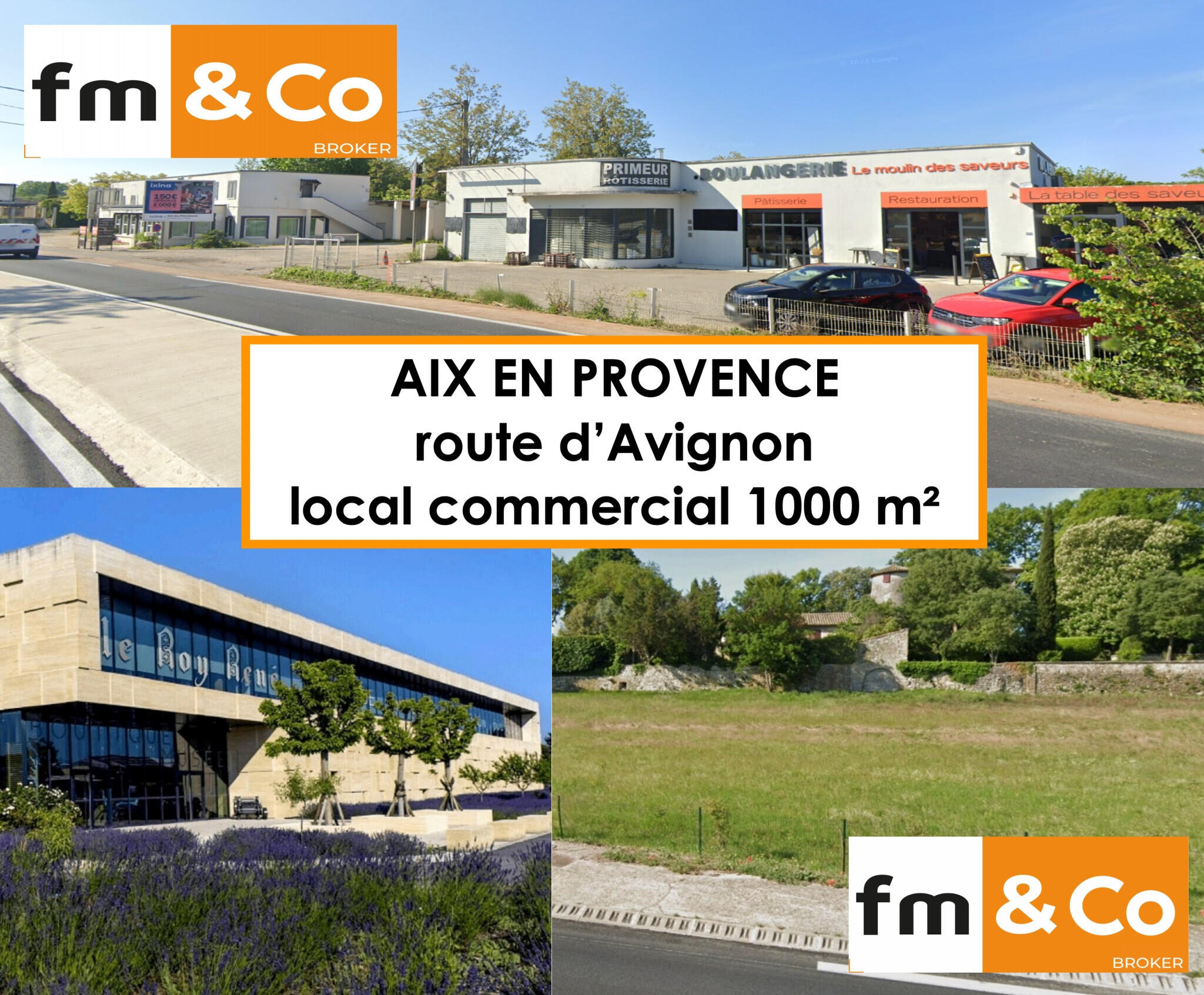 DAB local 1000m² empl N°1 à Aix secteur Célony 
