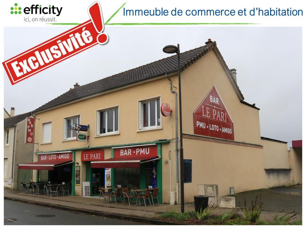 Vente local commercial 87m² à Savigné-l'Évêque