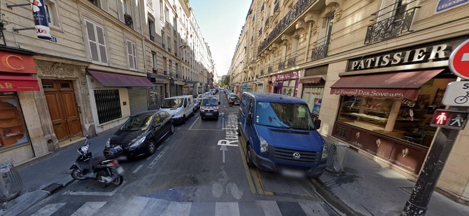 Location boutique bureau 30m² rue Legendre 75017