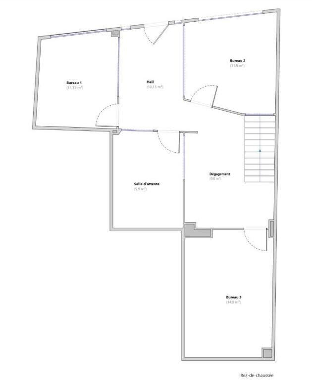 Location boutique 94m² Europe/Liège 75008 Paris