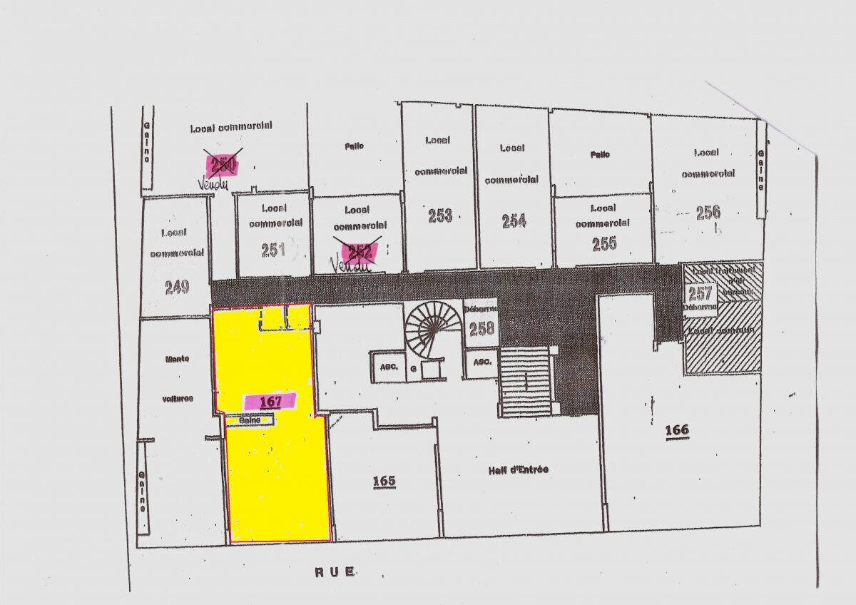 Vente murs de boutique 52m² 75014 Paris Pernety