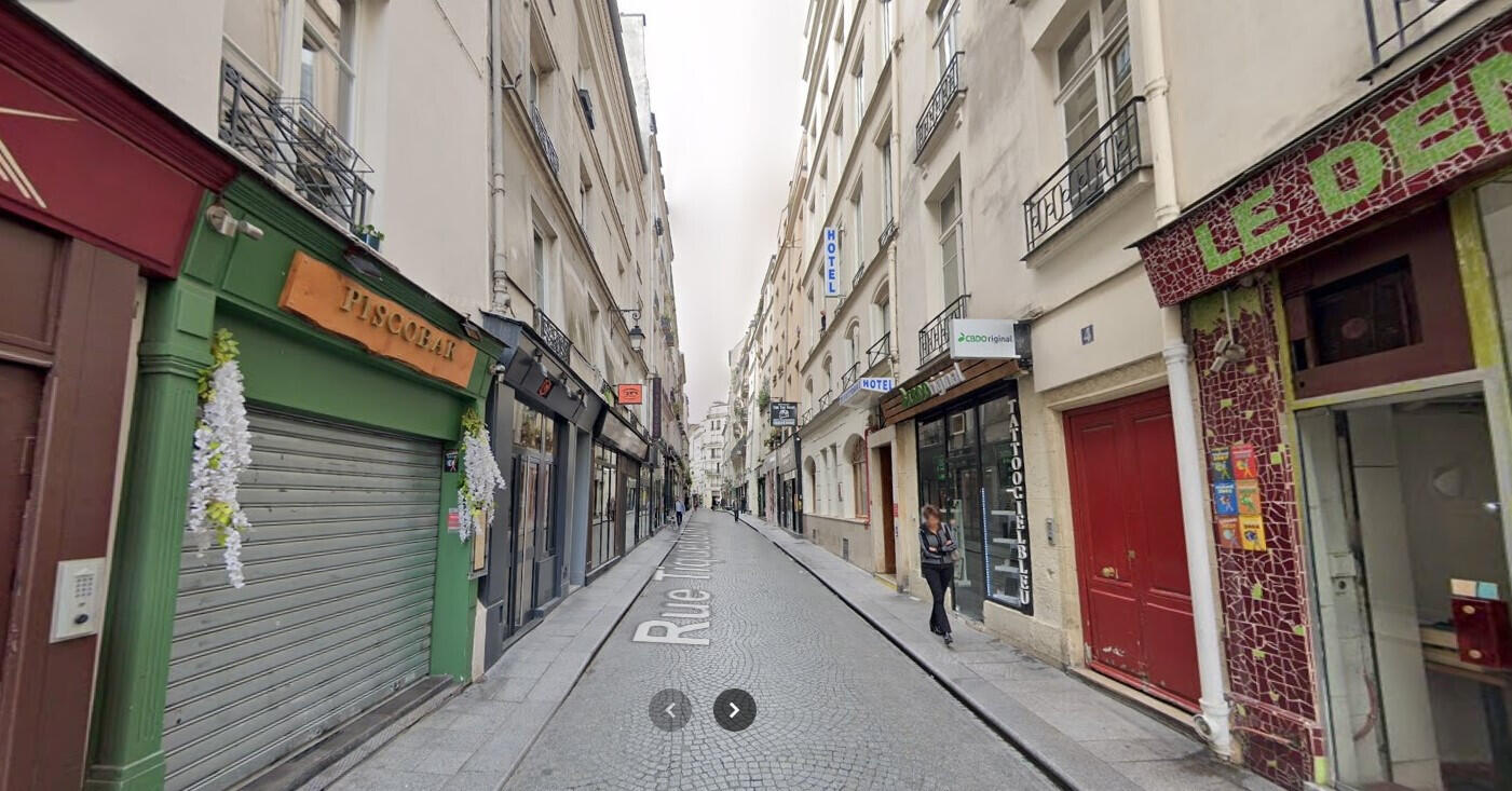 Location boutique 26m² rue Tiquetonne 75002 Paris