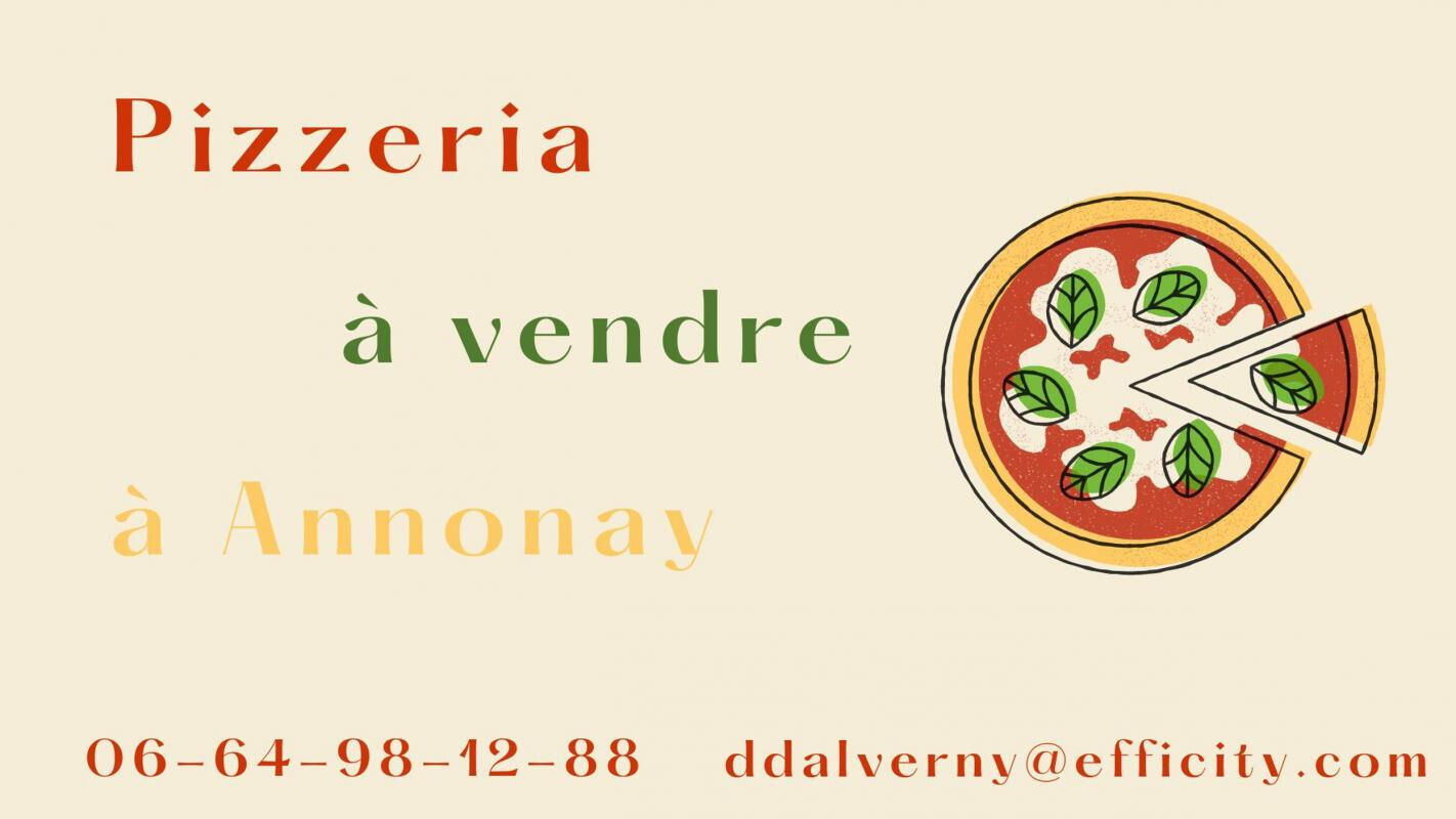 Vente pizzeria crêperie en centre ville d'Annonay