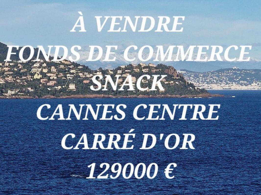 Vente Restauration rapide à Cannes Carré d'Or