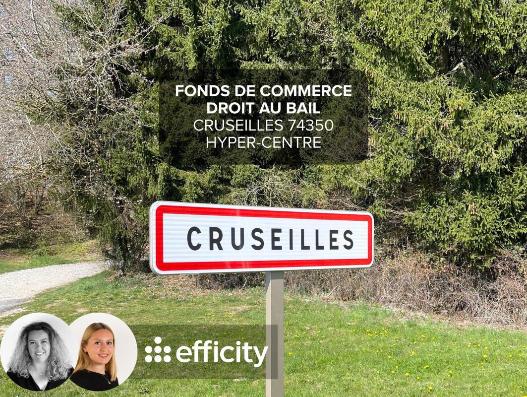 Cède bail fonds de commerce à Cruseilles centre