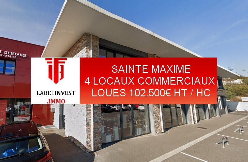 Sainte Maxime, 4 locaux commerciaux loués